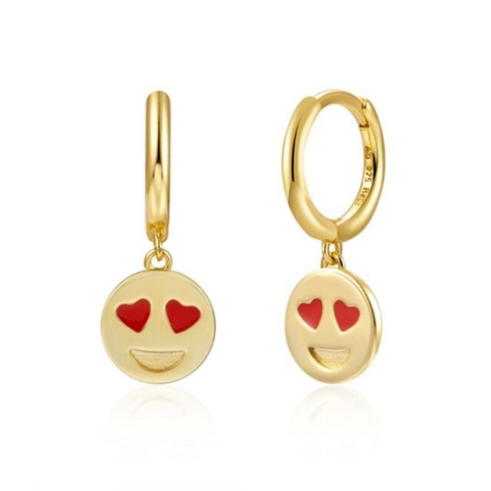 smiley face earrings