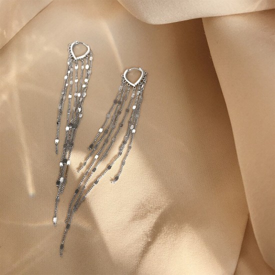 chandelier sterling silver earrings