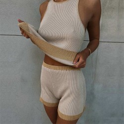 sand knitted set